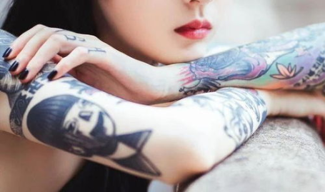 纹身美女中国小姐姐图片,中国小姐姐的独特风采